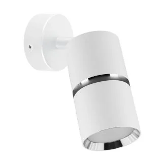 IDEUS 04259 DIOR SPT GU10 WHITE/CHROME Oprawa ścienno-sufitowa