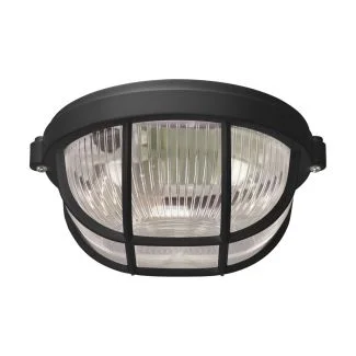 IDEUS 04318 SALTO PRO 10 BLACK Plafoniera hermetyczna