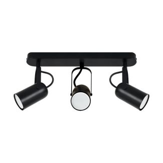 IDEUS 04395 LOFTA GU10 3L BLACK Oprawa ścienno-sufitowa