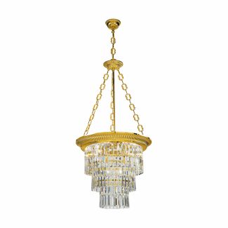 KOLARZ 0346.34.3 MILORD CRYSTAL żyrandol złoto 24K