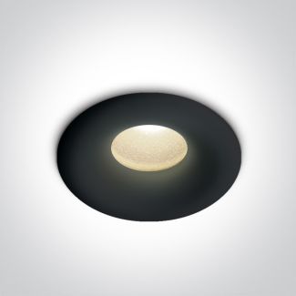 ONE LIGHT 10101L/B/W Kamari wpust LED czarny IP44 3000K 1W star light