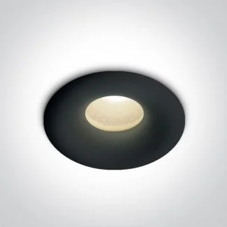 ONE LIGHT 10101L/B/W Kamari wpust LED czarny IP44 3000K 1W star light