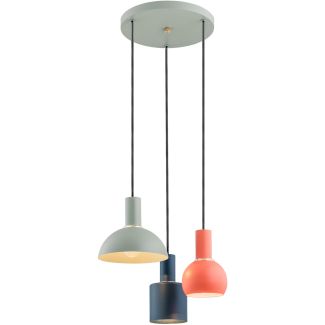 ARGON SINES 1479 lampa wisząca 3 pł. na okrągłej podsufitce