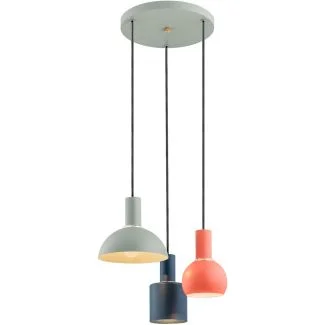 ARGON SINES 1479 lampa wisząca 3 pł. na okrągłej podsufitce