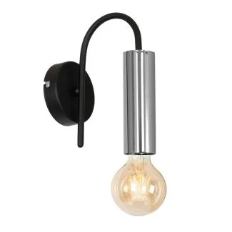 WYPRZEDAŻ LUMINEX 598 kinkiet Loppe black /chrom me 1
