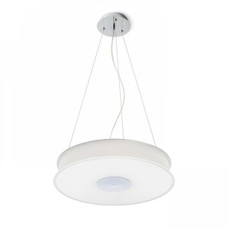 RENDL R10626 ASTERI wisząca szkło satynowe/chrom 230V 2GX13 40W