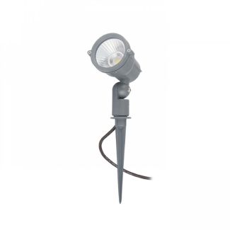 RENDL R10527 GARY z klinem ziemnym LED szara 230V LED 10W 45° IP65 3000K