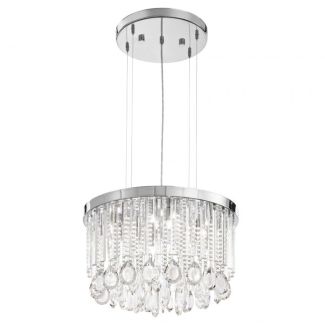 EGLO 93425 LAMPA CALAONDA OPRAWA WISZĄCA HL/7 G9 Ø500 CHROM/KRISTALL CALAONDA