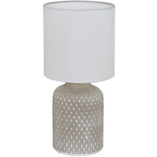 EGLO 97774 TL/1 E14 HELLGRAU/WEISS BELLARIVA