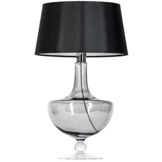 4 CONCEPTS OXFORD TRANSPARENT BLACK L048311502 lampa stołowa z abażurem