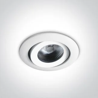ONE LIGHT 11106PF/C Florina biały ognioodporny wpust LED 4000K 6W