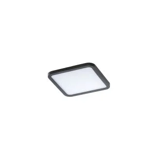 AZZARDO AZ4377 SLIM 15 SQUARE 4000K IP44 BLACK TECHNICAL DOWNLIGHT BLACK