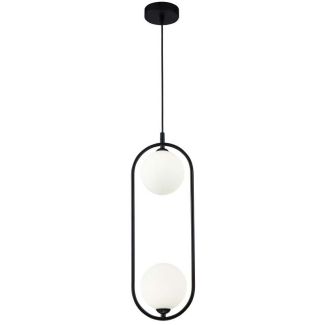 MAYTONI MOD013PL-02B Modern Ring Pendant Lamp Black