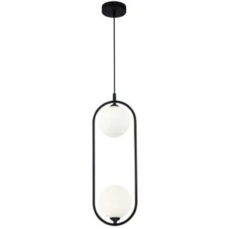MAYTONI MOD013PL-02B Modern Ring Pendant Lamp Black