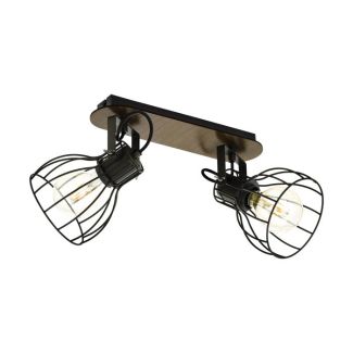 EGLO 98135 LAMPA SAMBATELLO SPOT BALKEN/2 SILBER/D-BRAUN SAMBATELLO