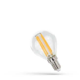 SPECTRUMLED WOJ+14334 ŻARÓWKA LED KULKA E-14 230V 4W COG NW CLEAR