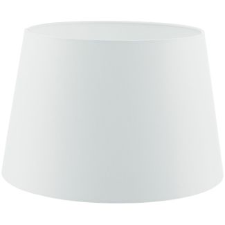 DAR CEZ182 CEZANNE FRENCH DRUM SHADE 45CM WHITE