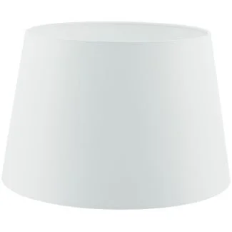 DAR CEZ182 CEZANNE FRENCH DRUM SHADE 45CM WHITE