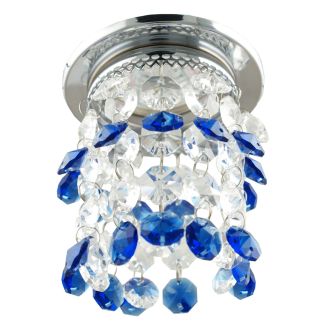 CANDELLUX 2246041 SK-68 CH/BLU MR16 CHROM OPR. STROP. DEKORACYJNA NIEBIESKA MR16 50W