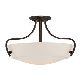 ELSTEAD CHANTILLY QZ/CHANTILLY/SF3 3Lt Semi-Flush