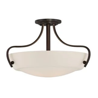 ELSTEAD CHANTILLY QZ/CHANTILLY/SF3 3Lt Semi-Flush