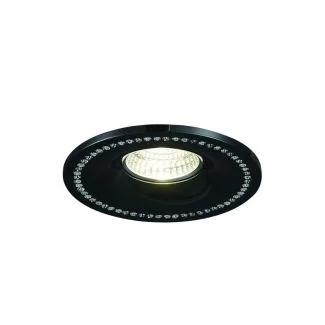 AZZARDO NC1767R-BK / AZ1613 Simon Round (black) Oczko sufitowe