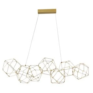 Luces Exclusivas ASIS LE41325 LAMPA WISZĄCA złoty