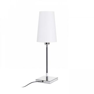 RENDL R12464 LULU stołowa biała/czarna chrom 230V E27 28W