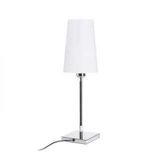 RENDL R12464 LULU stołowa biała/czarna chrom 230V E27 28W
