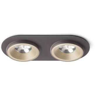 RENDL R13241 SHARM R II wpuszczana perłowo-złota/brązowa 230V LED 2x10W 24° 3000K