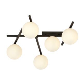 EMIBIG 1103/5 LAMPA SUFITOWA SMART 5 BLACK/OPAL
