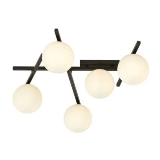 EMIBIG 1103/5 LAMPA SUFITOWA SMART 5 BLACK/OPAL