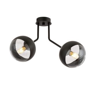 EMIBIG 1139/2 LAMPA SUFITOWA NOVA 2 BLACK/STRIPE