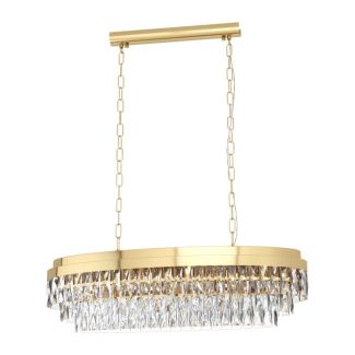 EGLO 39462 LAMPA VALPARAISO OPRAWA WISZĄCA HL/10 GOLD-OPTIK/KRISTALLE VALPARAISO