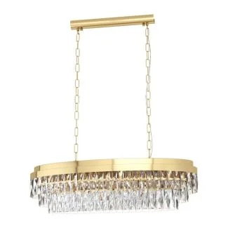 EGLO 39462 LAMPA VALPARAISO OPRAWA WISZĄCA HL/10 GOLD-OPTIK/KRISTALLE VALPARAISO