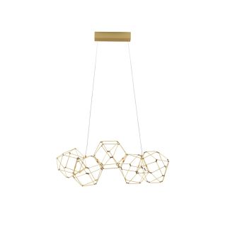 Luces Exclusivas ASIS LE42726 LAMPA WISZĄCA LED złoty