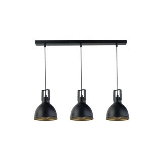Sigma 32262 MARS 3 lampa wisząca prosty czarny/złoty