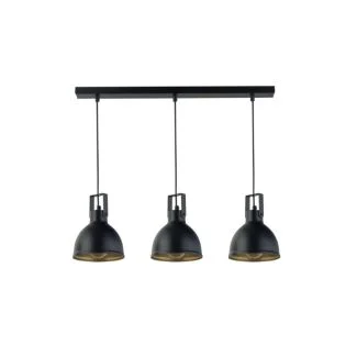 Sigma 32262 MARS 3 lampa wisząca prosty czarny/złoty