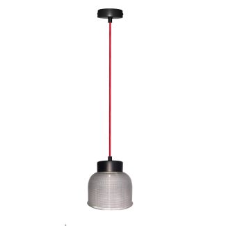 CANDELLUX 50101287 LAMPA WISZĄCA LIVERPOOL I 1 CZERWONY 90x14,5x0