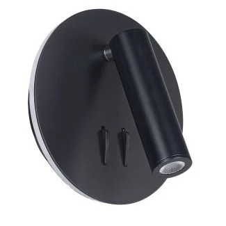MAYTONI C176-WL-01-6W-B Ceiling & Wall Ios 176 Wall Lamp Black