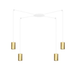 EMIBIG 527/4 LAMPA WISZĄCA TRAKER 4 WH/GOLD
