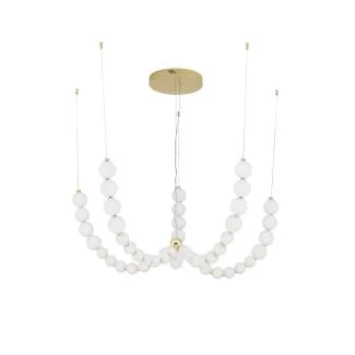Luces Exclusivas MOCA LE42746 LAMPA WISZĄCA LED złoty
