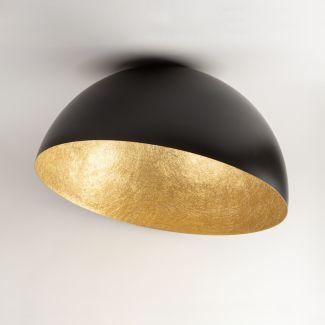 SIGMA 32473 Sfera 50 plafon czarny/złoty