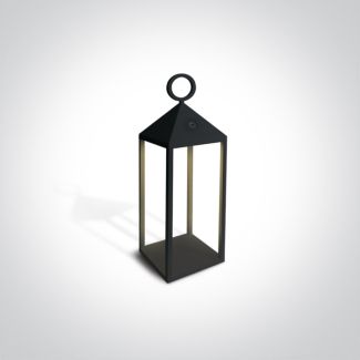 ONE LIGHT 67462/B/W Mertidi akumulatorowa czarna lampa ogrodowa 3000K IP54