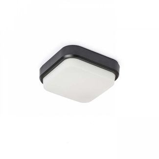 RENDL R12525 TARIS SQ 17 natynkowa czarna 230V LED 8W IP54 3000K