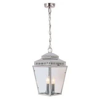 ELSTEAD Mansion House MANSION-HOUSE8-PN 3 Light Chain Lantern - Polished Nickel
