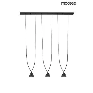 Moosee MSE010100280 Lampa wisząca ATLAS 3 czarna