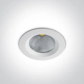ONE LIGHT 10115CA/W/W Peplos biała wpuszczana oprawa typu downlight LED 3000K 15W