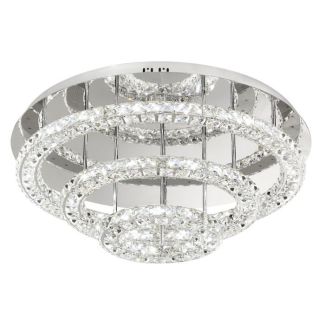 EGLO 39002 LAMPA TONERIA OPRAWA SUFITOWA LED-DL Ø750 CHROM/KRISTALLTONERIA