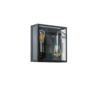 AZZARDO AZ4488 NIKLAS 2 WALL BK DECORATIVE WALL BLACK